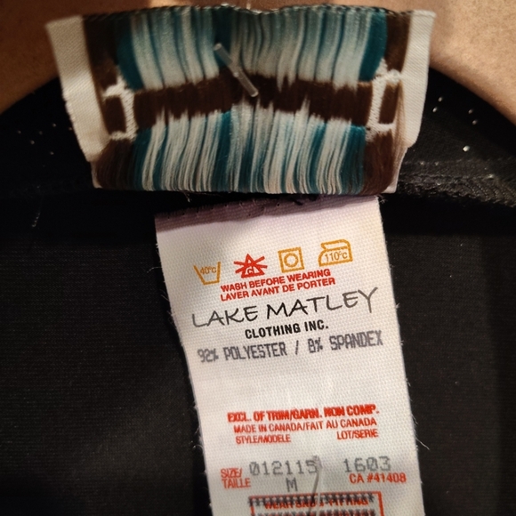 Lake Matley NWT Women's Black Speckled Stretch Knit Open Front Cardigan Sz M - Picture 4 of 7